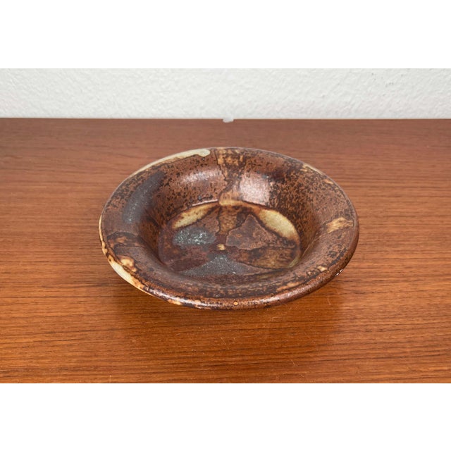 Mid-Century Modern Danish Studio Pottery Bowl from Visby, Denmark, 1960s For Sale - Image 10 of 16