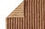 2020s Part & Parcel Goods Jute Sample Braid Rug, 6"x6", Chocolate and Nutmeg Stripe For Sale - Image 5 of 5