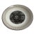 Royal Doulton Pasta Bowl in the Provence Noir Pattern Featuring a Black Floral Center and Striped Border For Sale