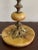 Mid-Century Ornate Italian Onyx and Brass Table Lamp For Sale In Los Angeles - Image 6 of 10