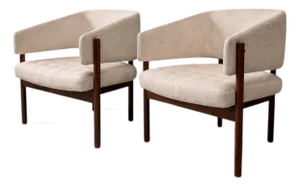 Pair of “Senior” Armchairs in Rosewood, Jorge Zalszupin, 1960s