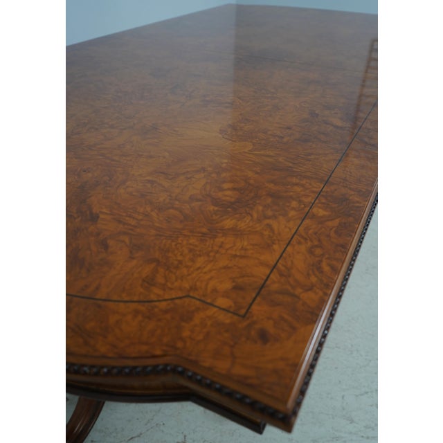 Italian Continental Style Carved Dining Room Table For Sale - Image 12 of 18
