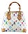 Late 20th Century Vintage Louis Vuitton Monogram Multicolore Audra M40047 White Handbag For Sale