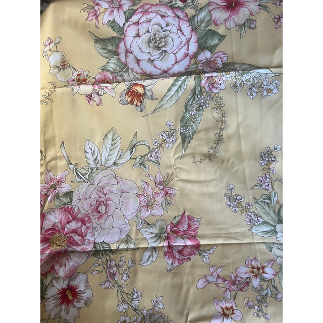 1990s Scalamandre La Generosa 2 Yards in Yellow For Sale - Image 5 of 5