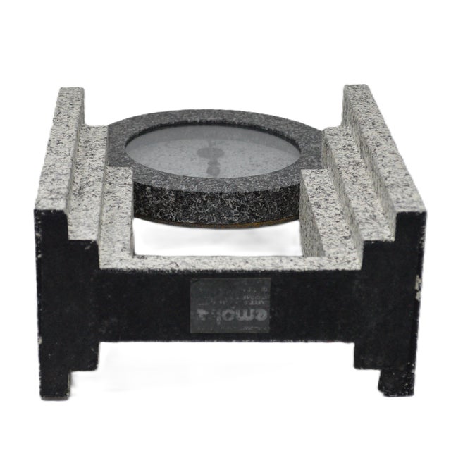 1980s Empire Art Products Faux Granite Marble Memphis Milano Style Clock For Sale In Cincinnati - Image 6 of 7