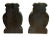 Vintage Ceramic Bronze-Colored Owl, Bookends. These are heavy and well-made. Really nice casting. They actually look like...