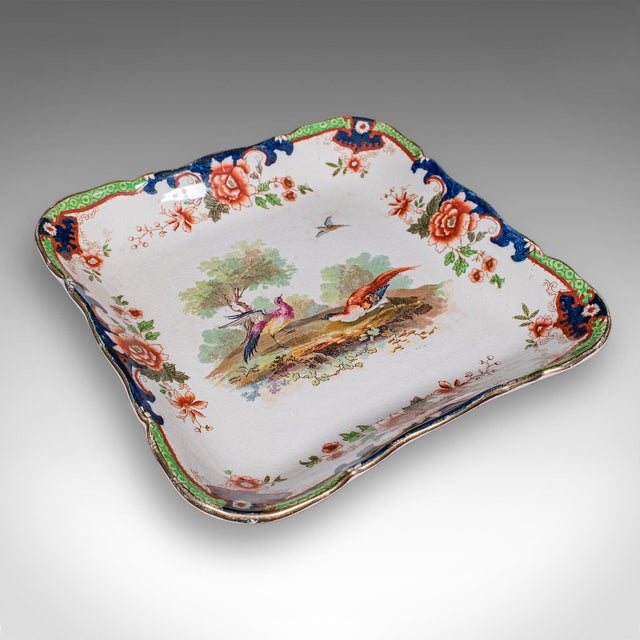 White Antique Display Plate, English, Ceramic, Afternoon Tea Cake Platter, Edwardian For Sale - Image 8 of 9