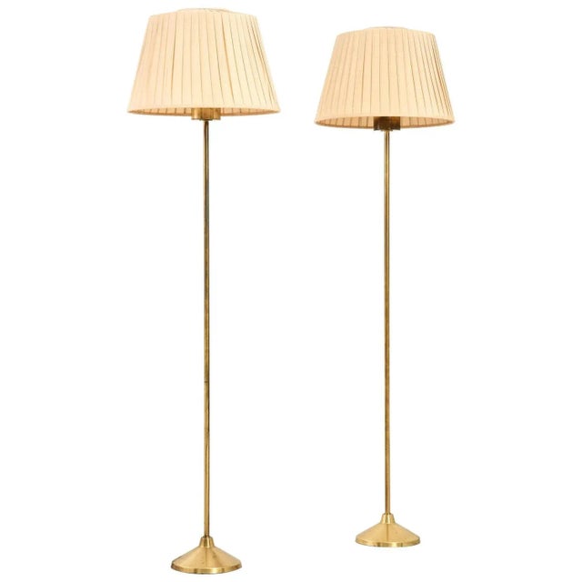 Model G-50 Floor Lamps attributed to Hans-Agne Jakobsson Ab, 1950s, Set of 2 For Sale - Image 12 of 12
