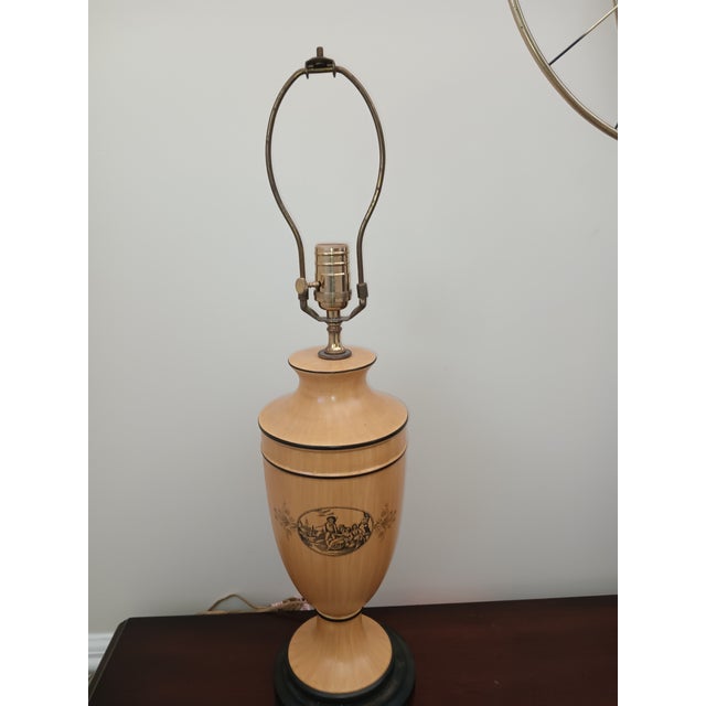 Elevate Your Living Space With This Stunning Pair of Vintage Italian Neoclassical Urn Lamps. For Sale In Raleigh - Image 6 of 7