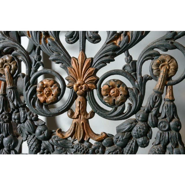 Early 20th Century Marble and Steel Heat Register Cover/ Console For Sale - Image 5 of 8