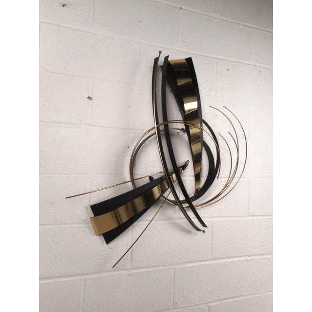 Wonderful Mid-Century Modern Metal Wall Art | Chairish