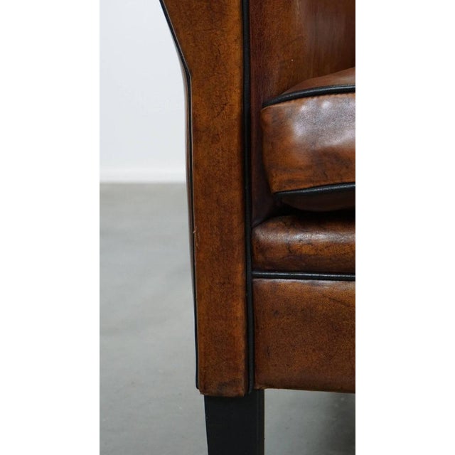 Art Deco Two-Seater Sofa in Sheepskin For Sale - Image 12 of 16