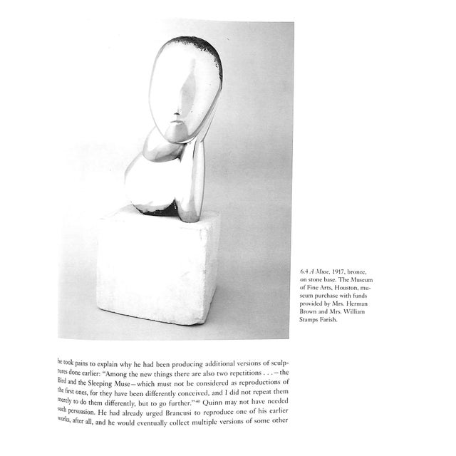 Paper "Constantin Brancusi Shifting the Bases of Art" 1994 Chave, Anna C. For Sale - Image 7 of 11