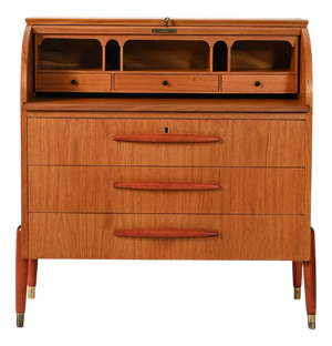 Roll-Top Secretary from Bröderna Gustafssons, 1950s