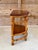 Mid-Century Modern 1940s Modernist Rattan & Mahogany Demilune Side Table by Rattanage For Sale - Image 3 of 12
