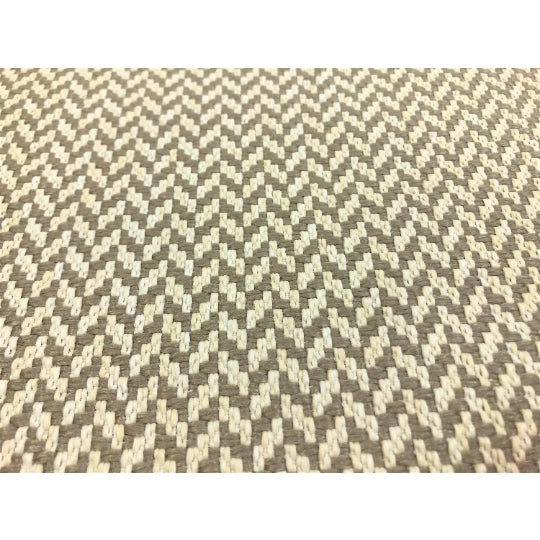 54" wide Brentano Brushstroke Cappuccino indoor outdoor water & stain resistant MCM herringbone upholstery fabric in taupe...