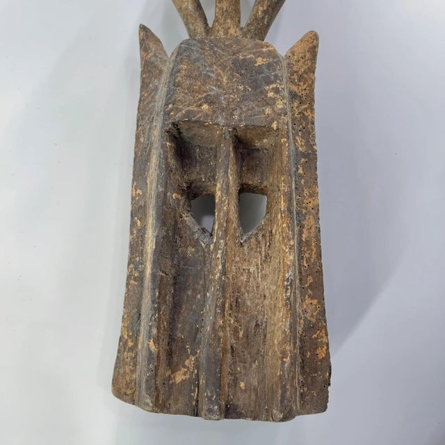 Early 20th Century Early 20th Century Dogon Satimbe Mask with Female Figure Mali For Sale - Image 5 of 9