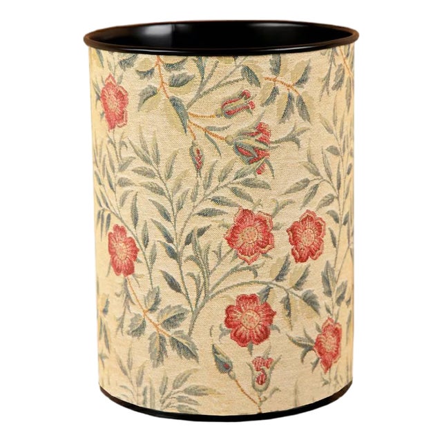 Morris Pimpernel Tapestry Waste Bin For Sale