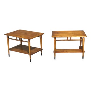 Mid 20th Century Andre Bus Designed Tables for Lane - 2 Pieces For Sale