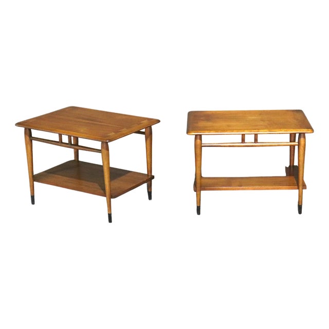 Mid 20th Century Andre Bus Designed Tables for Lane - 2 Pieces For Sale