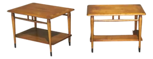 Mid 20th Century Andre Bus Designed Tables for Lane - 2 Pieces