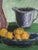 Mid-Century Modern 'Fruit & Brushes' Swedish Expressive Still Life Oil Painting, Framed For Sale - Image 9 of 12