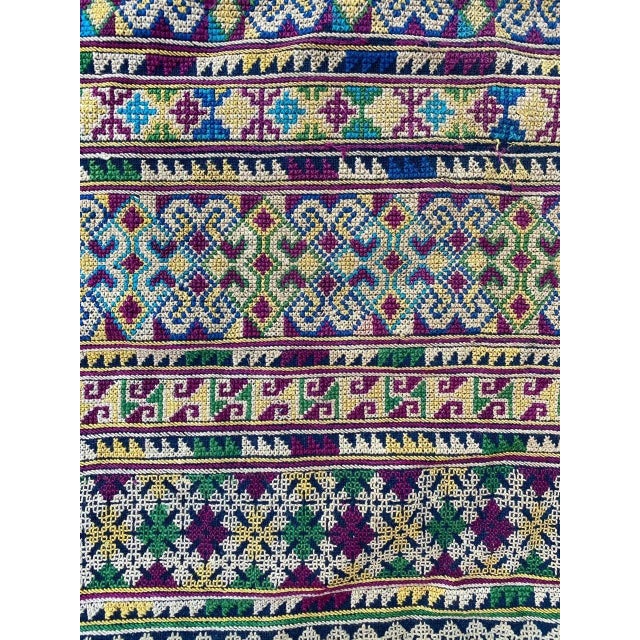 Little Antique Indonesian Embroidery For Sale - Image 3 of 11