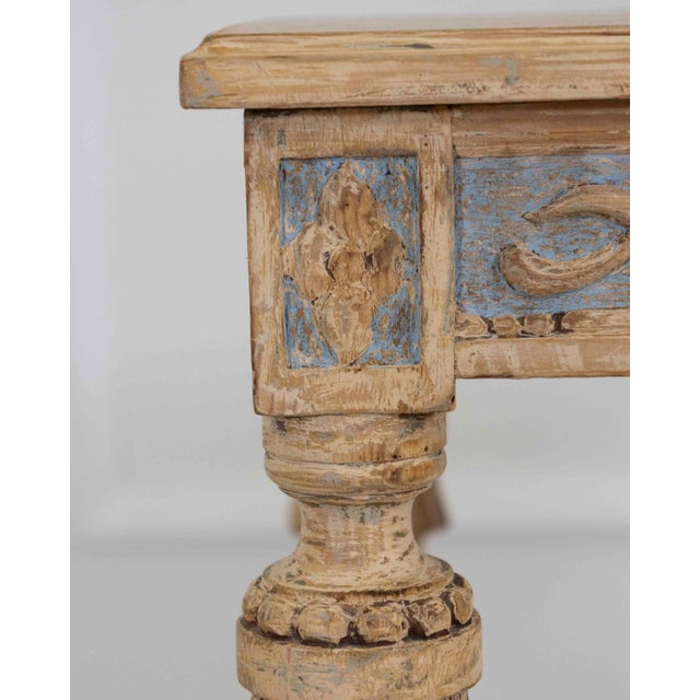 Swedish Gustavian Console Table with Carved Medallion, circa 1860 For Sale - Image 13 of 14