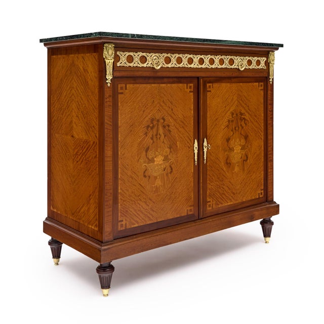 French Louis XVI French Marquetry Buffet For Sale - Image 3 of 10