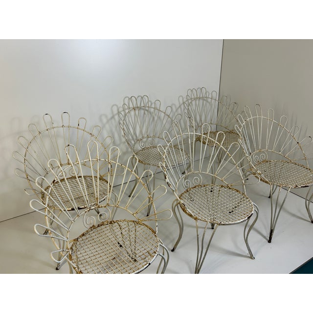 Vintage Outdoor Chairs, 1960s, Set of 6 For Sale - Image 9 of 10