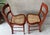 Circa 1920 Solid Oak Wood & Cane Seat Two-Rung Curved Ladderback Accent Chairs – A Pair For Sale - Image 17 of 18