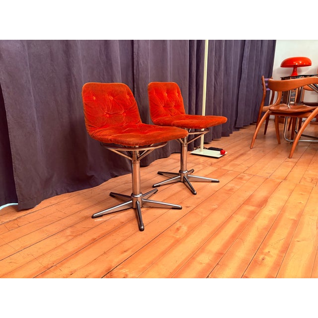 Swivel Chairs, 1960s, Set of 2 For Sale - Image 12 of 13