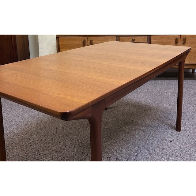 Teak Dining Table by McIntosh Two Butterfly Leaves Mid Century Modern For Sale - Image 12 of 18