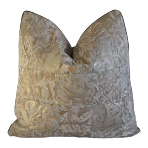 Italian Designer Mariano Fortuny Feather/Down Pillow