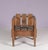 Crafted in the Netherlands during the 1960s, this teak wooden side chair is inspired by the iconic “Crate” furniture...