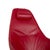 Red Set of Cocoon Armchair and Ottoman in Red Leather from Varier For Sale - Image 8 of 18