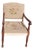 Antique Victorian Needlepoint Armchair Floral Tapestry Accent Chair For Sale