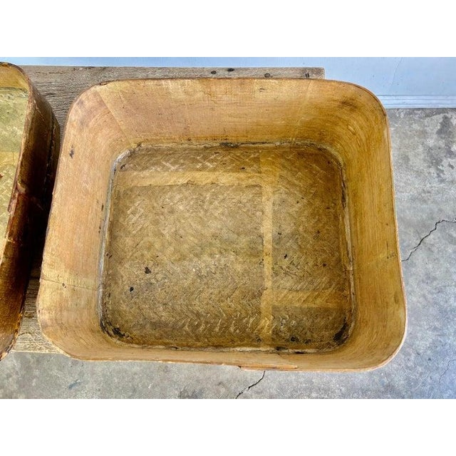 19th Century Antique Distressed Lidded Box, Chinese Paper Mache For Sale - Image 11 of 18