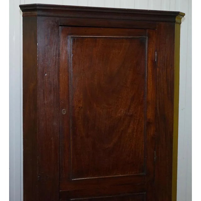 Solid Hardwood Corner Cupboard, 1760s For Sale - Image 5 of 18