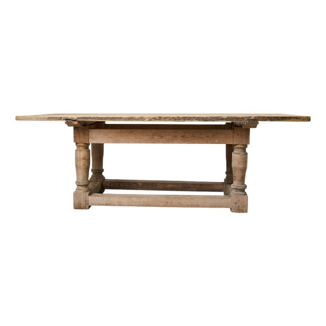 Large Baroque Farm Table, Northern Sweden, 1750 For Sale