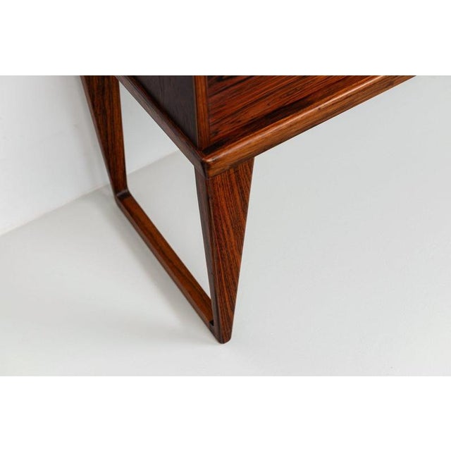 Bench and Mirror in Rosewood by Kai Kristiansen for Aksel Kjersgaard, 1960, Set of 2 For Sale - Image 11 of 16