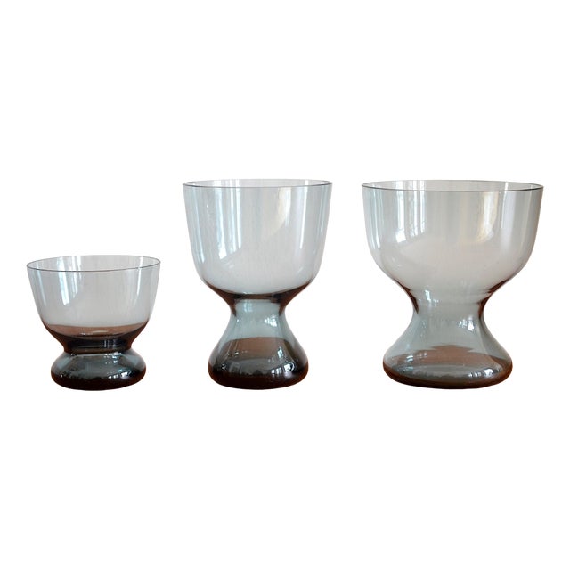 Spindle Vases by Wilhelm Wagenfeld for WMF, 1960s, Set of 3 For Sale