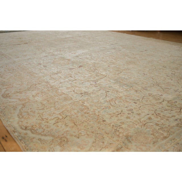 Vintage Distressed Kerman Carpet - 9'8" x 16'11" For Sale - Image 9 of 15