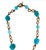Metal 2010 Stephen Dweck Necklace Turquoise Nuggets Aqua Chalcedony 28” Bronze For Sale - Image 7 of 9