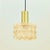 Mid-Century Space Age Amber Bubble Glass Pendant Light by Helena Tynell for Limburg, Germany, 1960s/1970s For Sale - Image 6 of 10