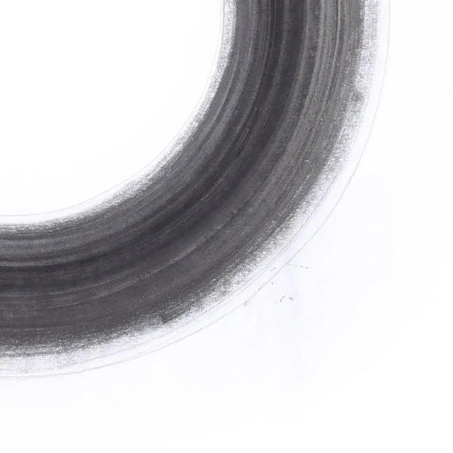 Abstract Contemporary Abstract Graphite on Paper Painting "Untitled 11" by Matthew Langley For Sale - Image 3 of 4