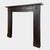 An early 19th century Irish Bangor Slate Antique Regency fireplace. The jambs with shaped moulded panels, separate foot...