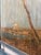 Late 19th Century Antique Late 19th Century Blue Painted Moorish Style Stained Glass Door With Hand-Painted Landscape Panel For Sale - Image 5 of 15