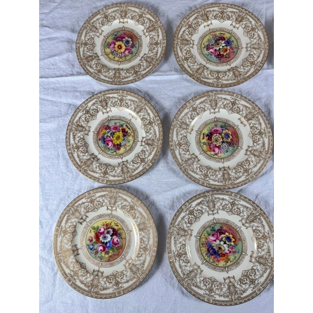 12 Antique Royal Worcester Hand-Painted & Signed Cabinet Plates For Sale In Denver - Image 6 of 12