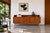 Mid-century modern teak credenza / sideboard manufactured in England during the 1960s. Elegant proportions, thoughtful...